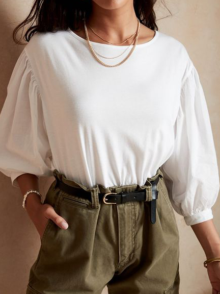

Loosen Shirts & Tops, White, T-Shirts