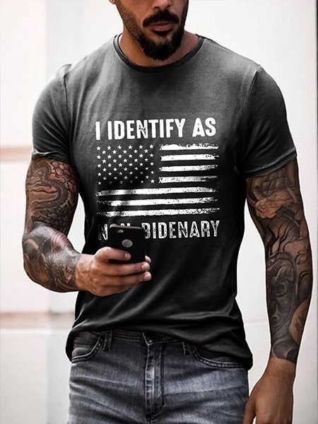 

Crew Neck Short Sleeve Casual Short sleeve T-shirt, Gray, T-Shirts