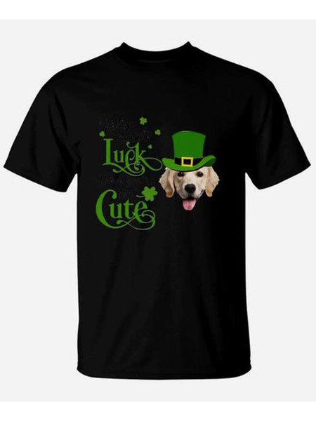 St. Patrick's Day Short Sleeve T-Shirt Men, Black, T-shirt