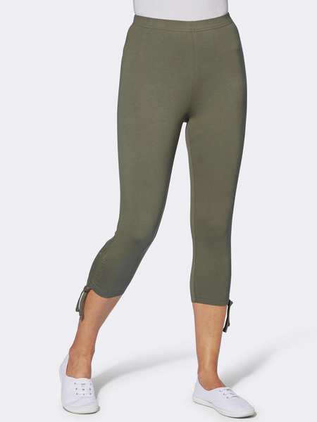 

Casual Skinny Leggings, Army green, Leggings