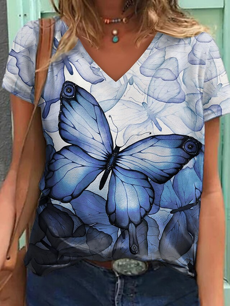 

Vacation Short Sleeve T-Shirt, Blue, T-Shirts