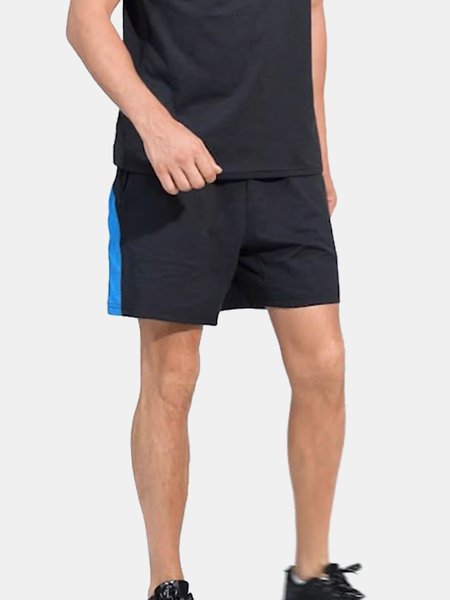 

Men's Quick Dry Breathable Ice Cool Sports Shorts, Black, Pants