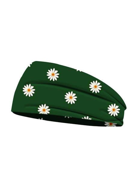 

Daisy Sunflower Floral Yoga Headband Sports Headband, Color8, Headwear