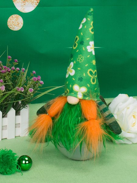 

St. Patrick's Day Decorative Doll Tumbler Party Decoration Props, Color2, Home & Garden & Decorations