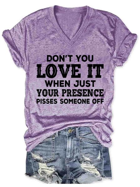 

Don't You Love It Women's T-Shirt, Purple, T-shirts