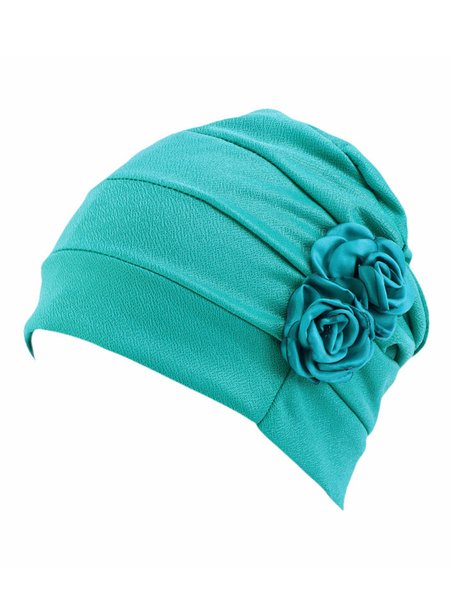 

Flower Hat, Cyan, Hats