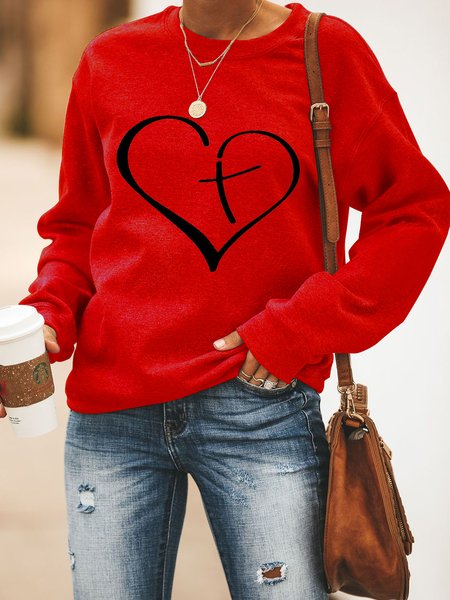 

Jesus Heart Women's Sweatshirt, Red, Hoodies&Sweatshirts