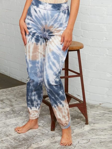 

Elegant Tie Dye Vacation Skinny Leggings, Multicolor, leggings