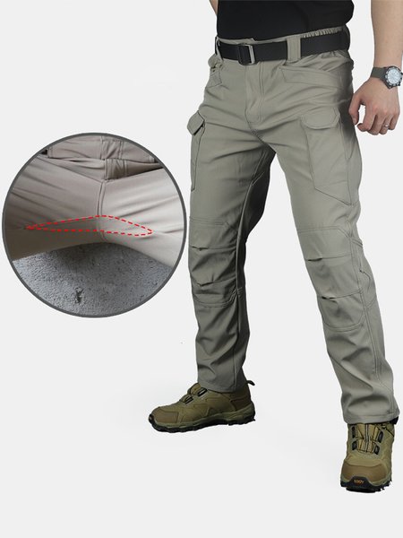 

Men's Outdoor Elastic Wear-Resistant Mountaineering Cargo Casual Casual Pants, Khaki, Pants