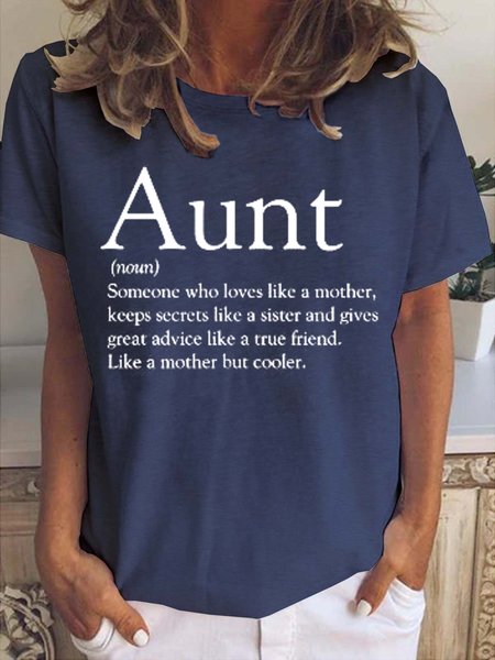 

Best Aunt Women's Short Sleeve T-Shirt, Deep blue, T-shirts