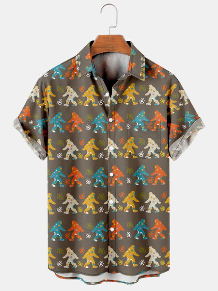

Vintage Short Sleeve Shirts, As picture, Shirts ＆ Blouse