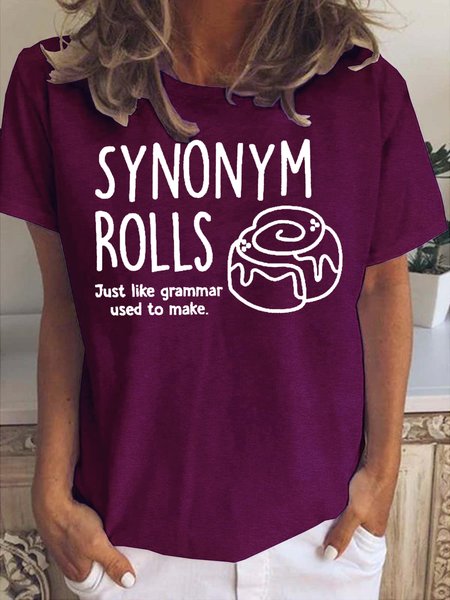 

Just Like Grammar Used to Make Funny Grammar Short Sleeve Tops, Purplish red, T-shirts