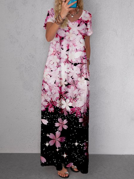 

Casual Gradient Print Spring New Hot Sale Designer Dresses for Women, Multicolor, Dresses