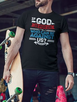 

Crew Neck Casual Short Sleeve T-Shirt, Black, T-shirt