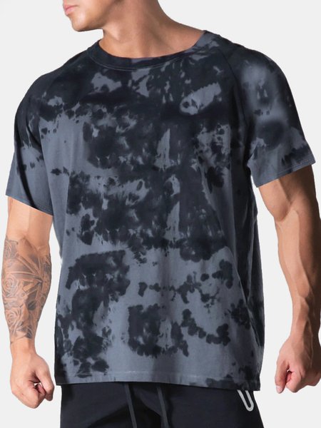 

Men's Camo Crew Neck Short Sleeve Tee, Camouflage, T-shirt
