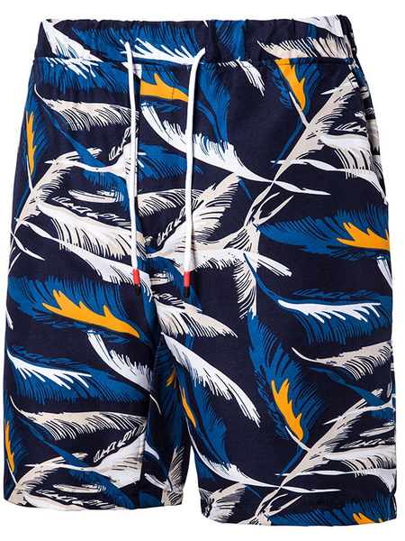 

Hawaiian Men's Beach Shorts, Navyblue, Men's shorts