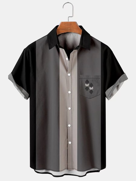 

Vintage Short Sleeve Shirts & Tops, Black, Men's shirts