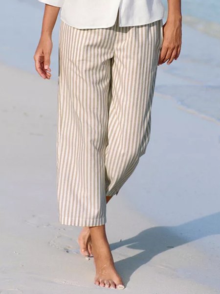

Vacation Elegant Floral Loosen Pants, Multicolor, Shorts