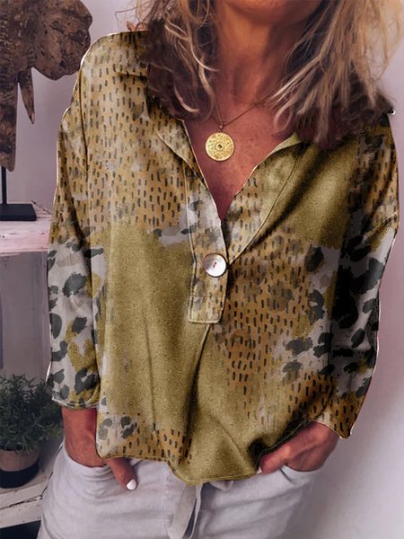 

Leopard Print Featured Design Ladies Blouse, Multicolor, Shirts & Blouses