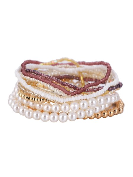 

Bohemian Pearl Bracelet, Color2, Bracelets & Anklets