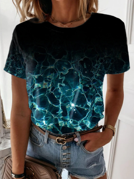

Ombre Regular Fit Short Sleeve T-Shirt, Black, T-Shirts
