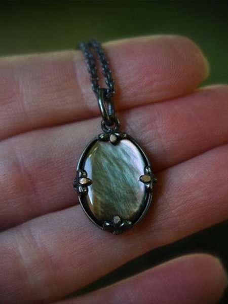 

Vintage Moonstone Necklace, As picture, Necklaces