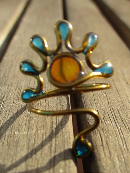 

Vintage Moonstone Crown Ring, As picture, Rings