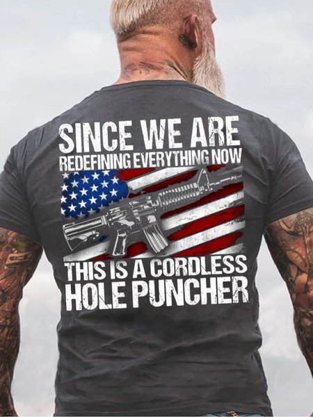 

Hole Puncher Short Sleeve T-Shirt, Deep gray, T-shirts