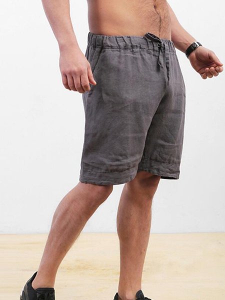 Men's Loose Casual Fashion Shorts, Brown, Shorts