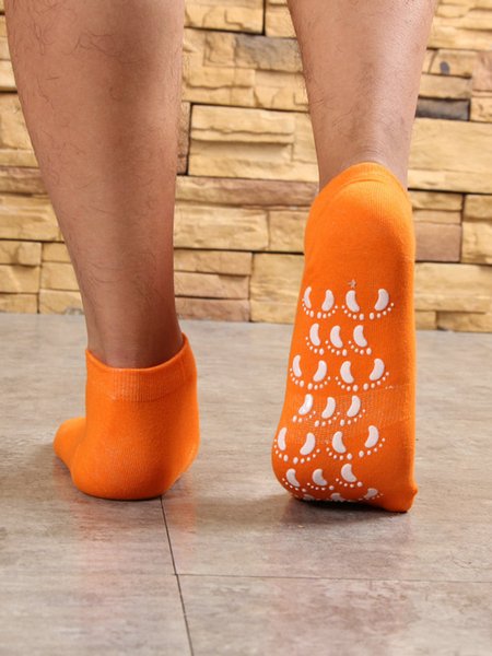 

Foot Dispensing Floor Socks, Orange, Socks