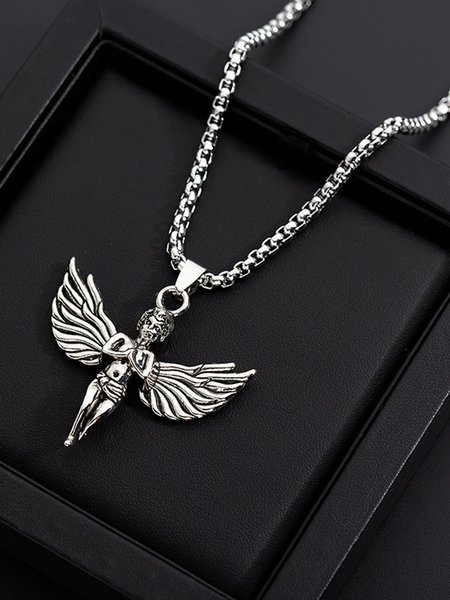 

Men's Little Angel Necklace, As picture, Men Necklaces