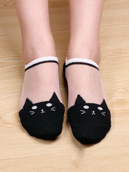 

JFN Cat Crystal Socks, Color6, Socks