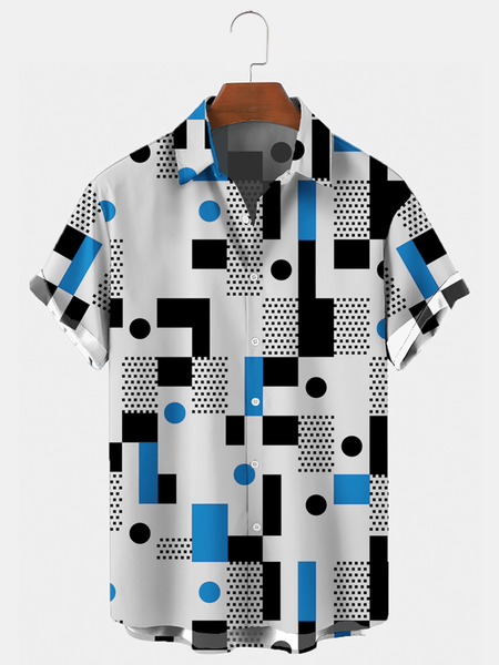 

Vacation Polka Dots Shirts, Multicolor, Shirts ＆ Blouse