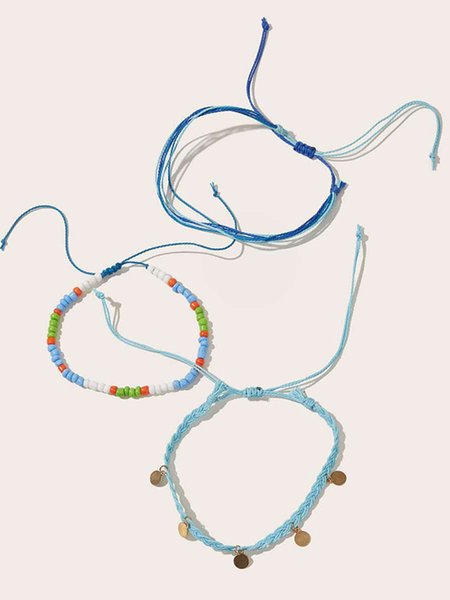 

JFN Bohemian Beaded Anklet, Color2, Anklets