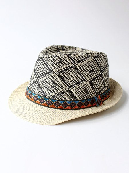 JFN Men's Outdoor Sun Protection Straw Hat, Black, Men's Accessories