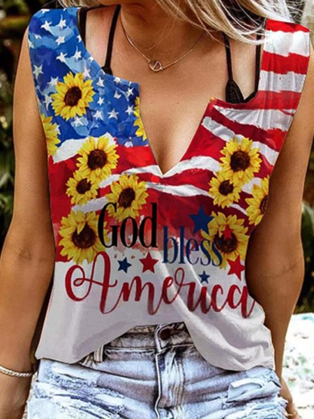 

Vacation Loosen Spaghetti Knit Tank, Multicolor, Tanks & Camis