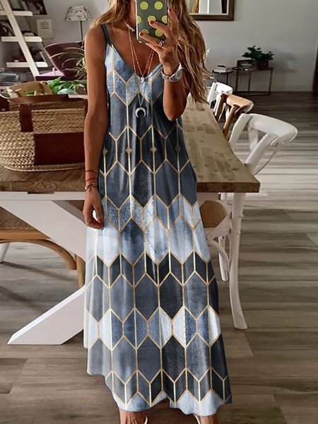 

Spaghetti Tribal Short Sleeve women Dress, Black, Dresses
