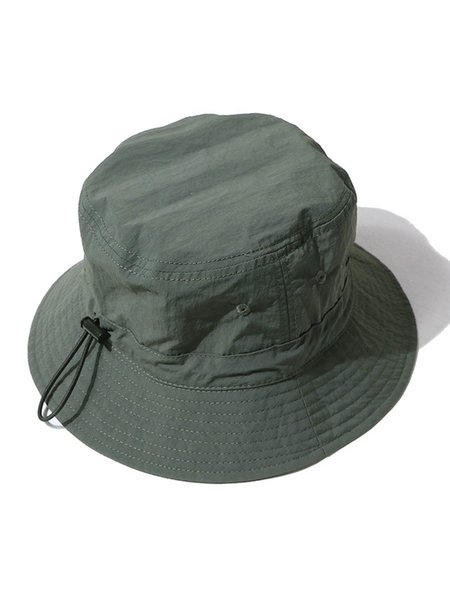 

Men's Quick Dry Drawstring Adjustable Bucket Hat, Gray, Men Hats &Scarves&Gloves
