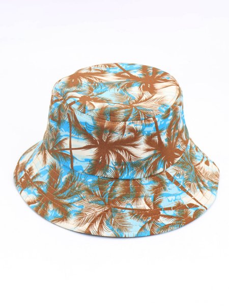 

Men's Feather Print Bucket Hat, One-size, Men Hats &Scarves&Gloves