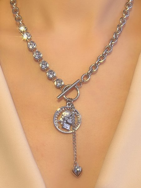 

Fashion Zircon Necklace, As picture, Necklaces