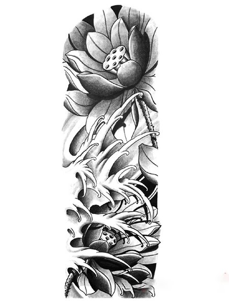 

Men's Full Arm Tattoo Stickers, One-size, Men's Accessories