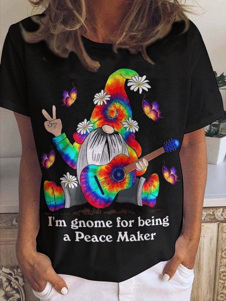 

I'm Gnome For Being A Peace Maker T-shirt, Black, T-shirts