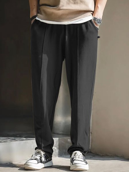 

Men's Loose Sports Trousers, Black, Pants