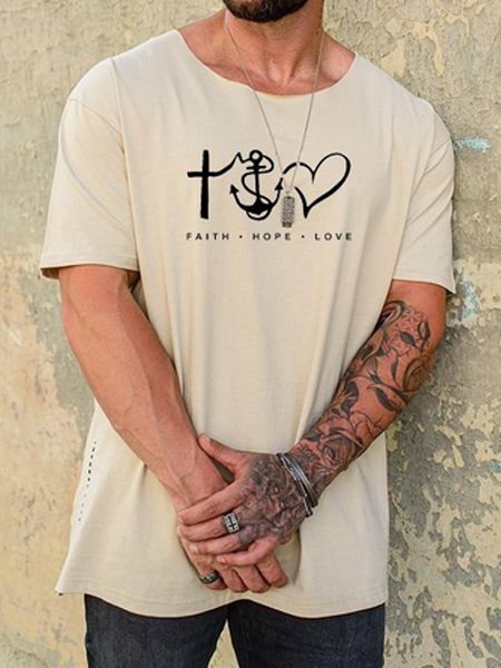 

Men's Casual Men's Shirts Short Sleeve T-Shirts, White, T-Shirts