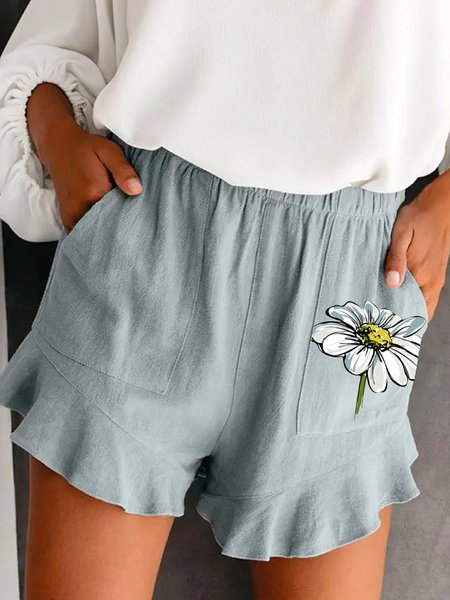 

Casual Shorts, Blue, Shorts