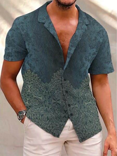 

Men's Short Sleeve Vintage Short sleeve T-shirt, As picture, Short Sleeves Shirts