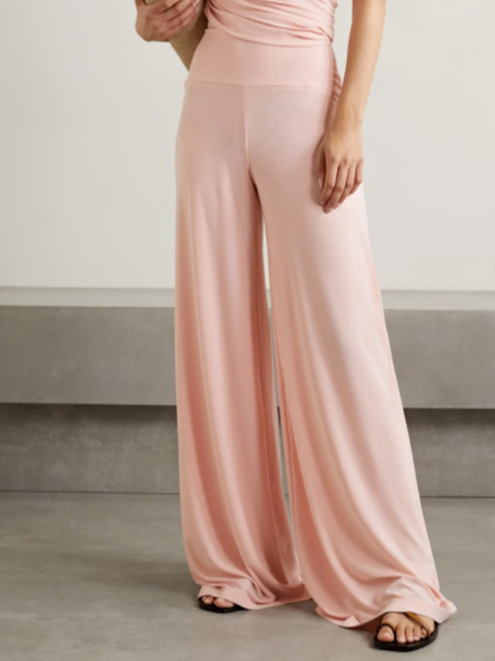

Simple Loosen Pants, Light pink, Bottoms