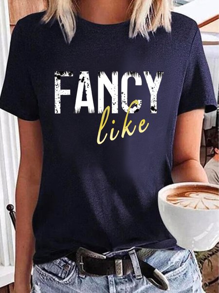 

Letter print designer hot style women's knitted T-shirt, Multicolor, T-Shirts