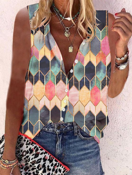 

Loosen Casual Short Sleeve Tops, Multicolor, T-Shirts