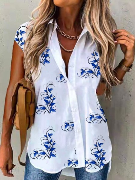 

Loosen Short Sleeve Blouse, White, Blouses & Shirts